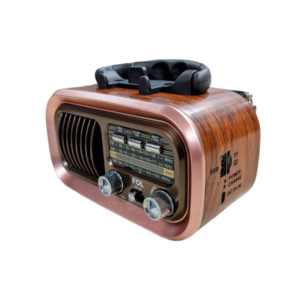 Radio AM/FM/SW Fol Bluetooth, TF Card, Radio FM, USB  TWS FR-08