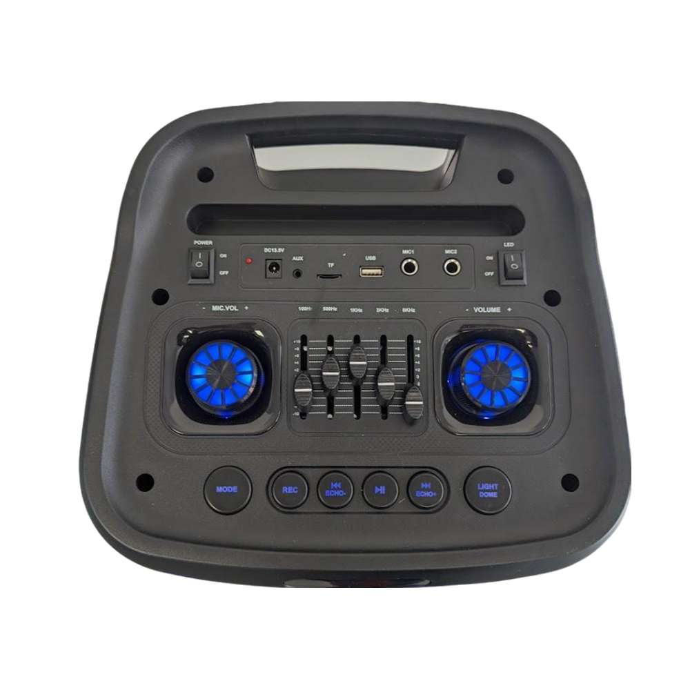 Sistema de Sonido Portátil dos wooferes de 10 pulgadas 60W FS-L1028