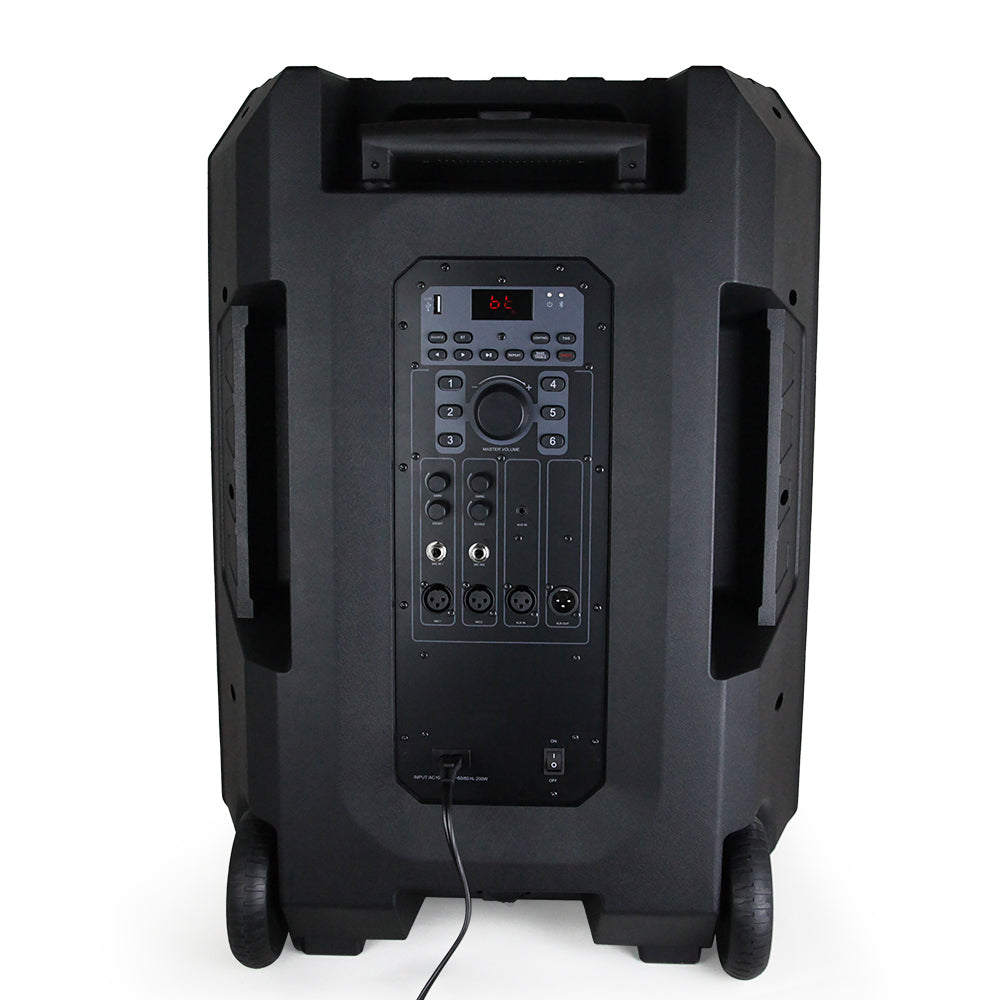 Bocina portátil Karaoke 600W Subwoofer 15