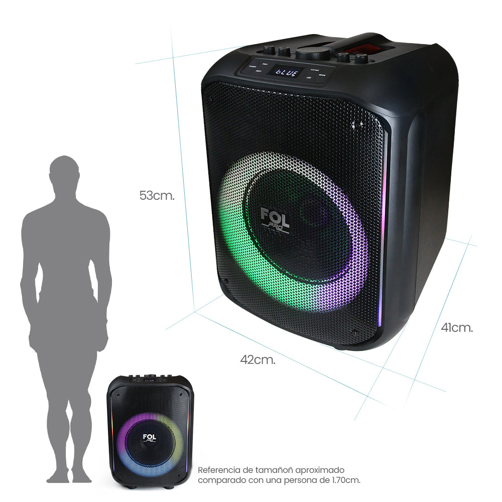 Bocina Fol 100W 1000mAh Bluetooth, 10