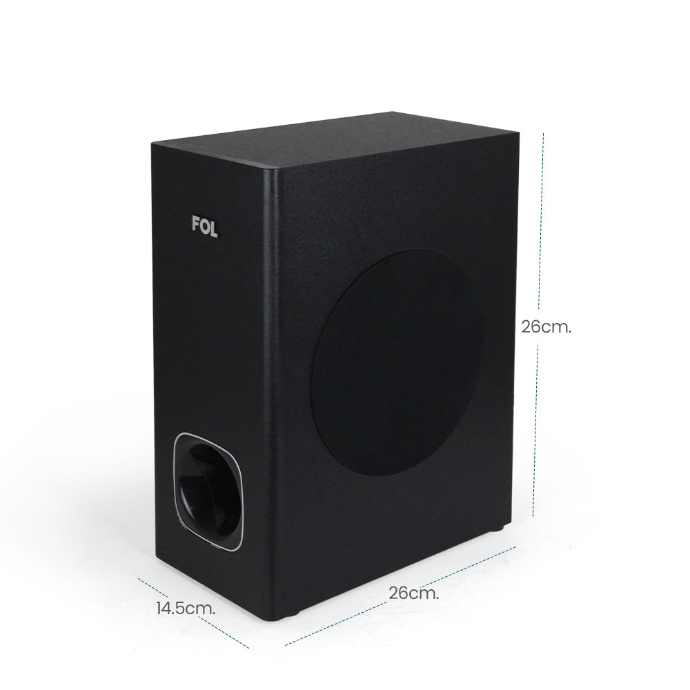 Barra de sonido con Subwoofer 90W 20V FOL FS-M226