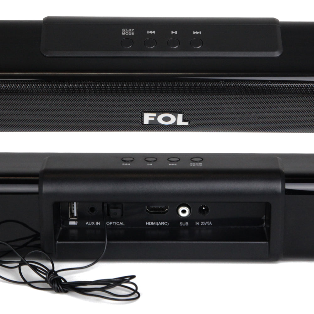 Barra de sonido con Subwoofer 90W 20V FOL FS-M226