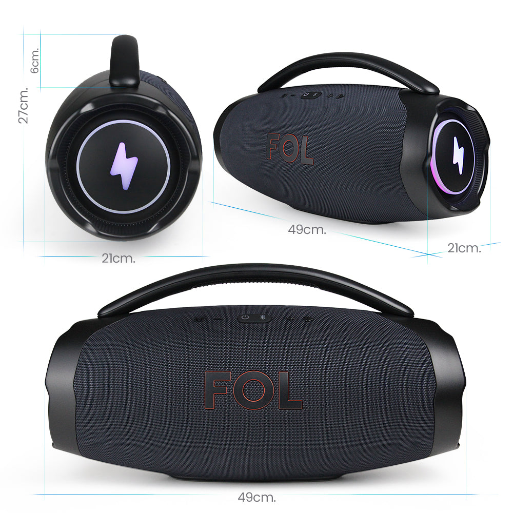 Bocina Bluetooth, contra agua 110W 8000mAh FOL FS-R207L