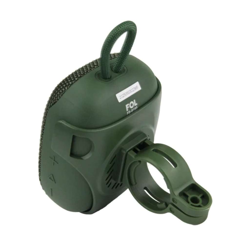 Bocina Moto Bluetooth FOL FS-S195 TF Card Radio FM 1800mAh 8W Resistente al agua IPX6