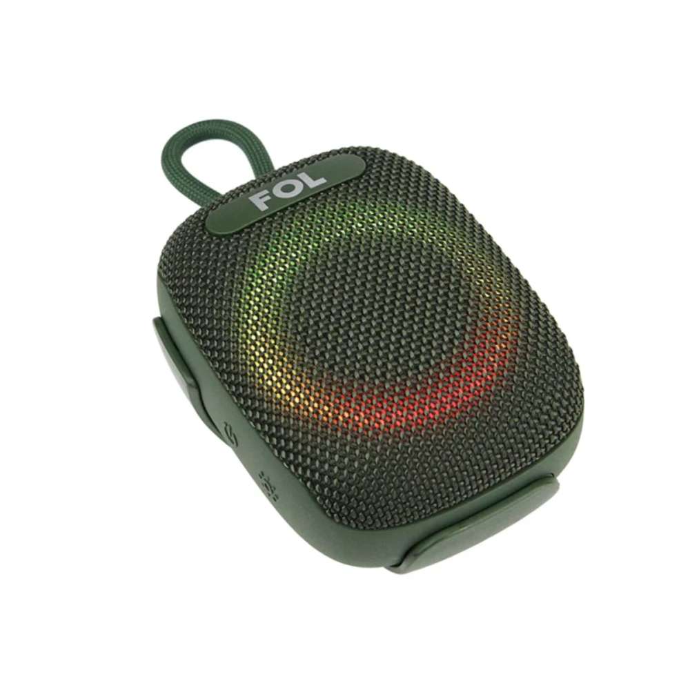 Bocina Moto Bluetooth FOL FS-S195 TF Card Radio FM 1800mAh 8W Resistente al agua IPX6