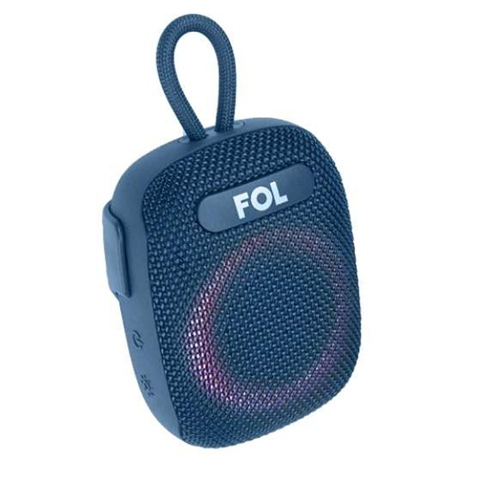 Bocina Moto Bluetooth FOL FS-S195 TF Card Radio FM 1800mAh 8W Resistente al agua IPX6