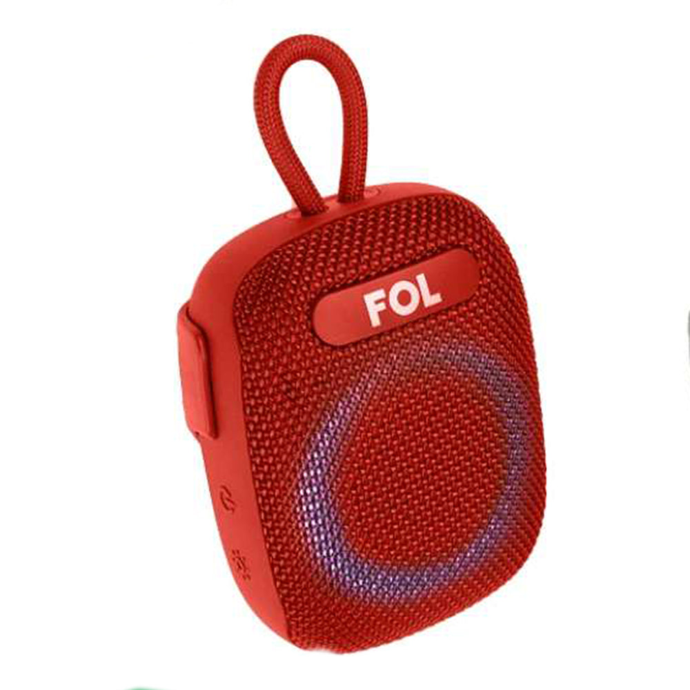 Bocina Moto Bluetooth FOL FS-S195 TF Card Radio FM 1800mAh 8W Resistente al agua IPX6