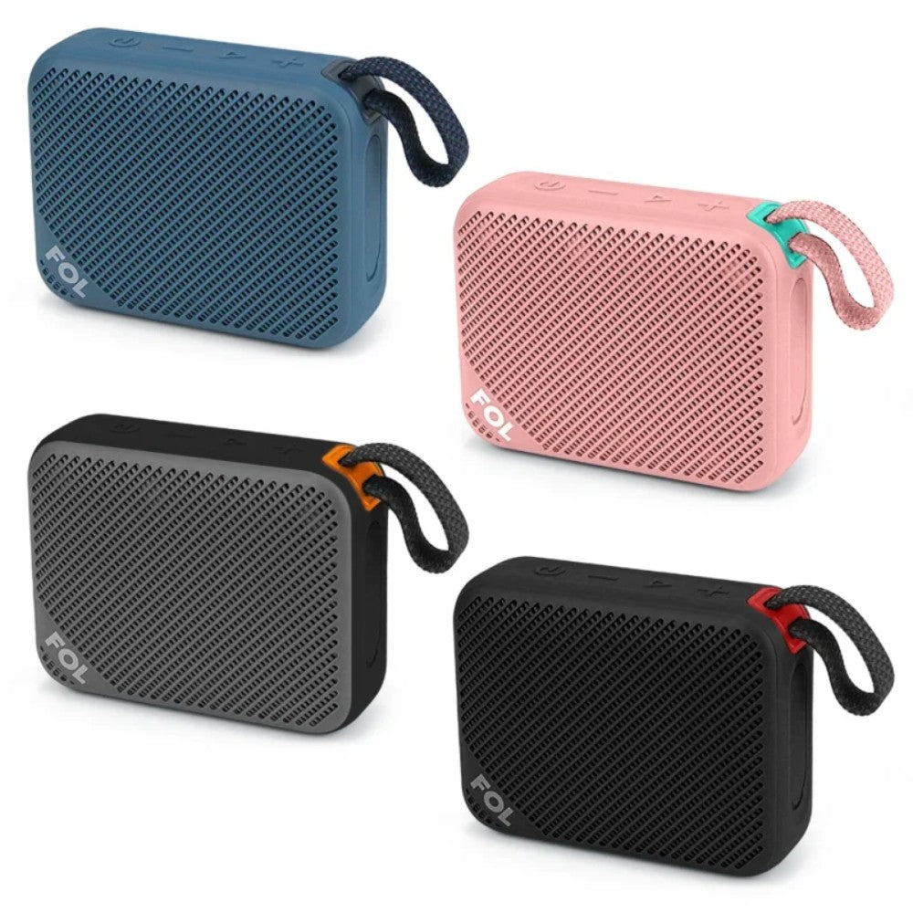 Mini Bocina Fol 5W 10000mAh Bluetooth recargable, USB TWS S198