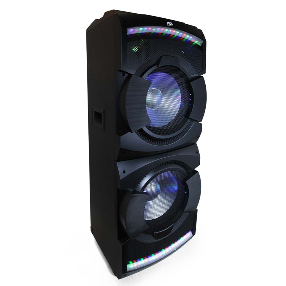 Sistema de Sonido Portátil dos bocinas de 12 pulgadas 400W FS-T212