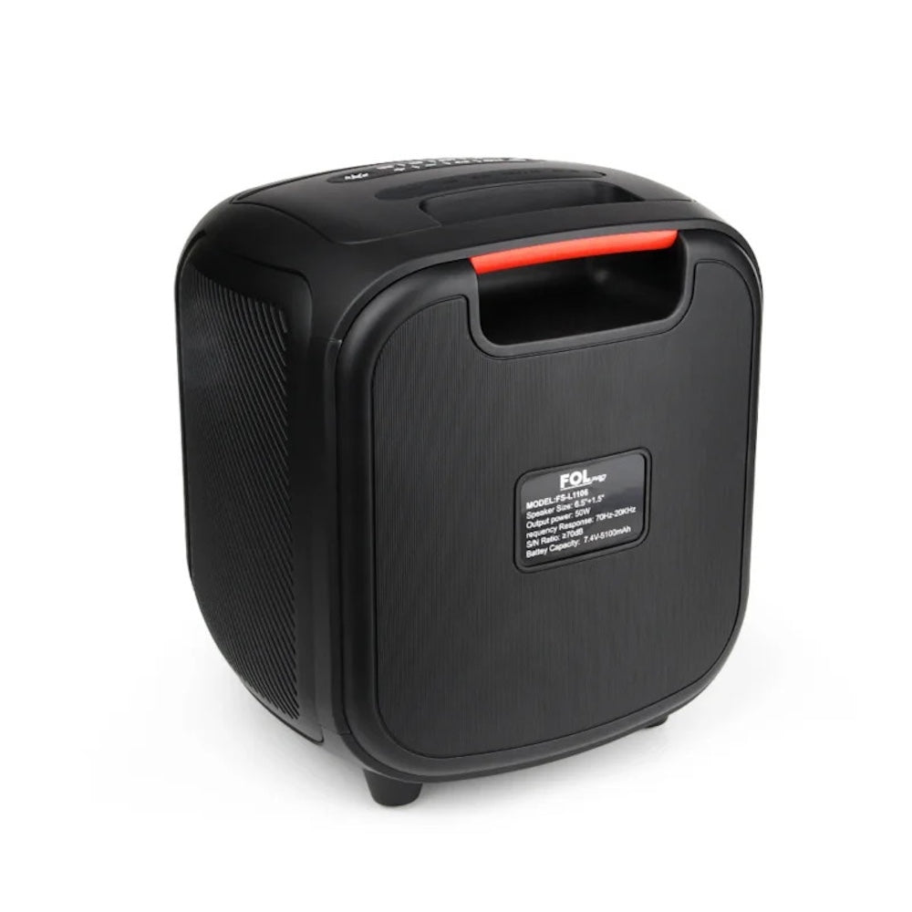 Bocina Fol 50W 5200mAh Bluetooth, 6.5