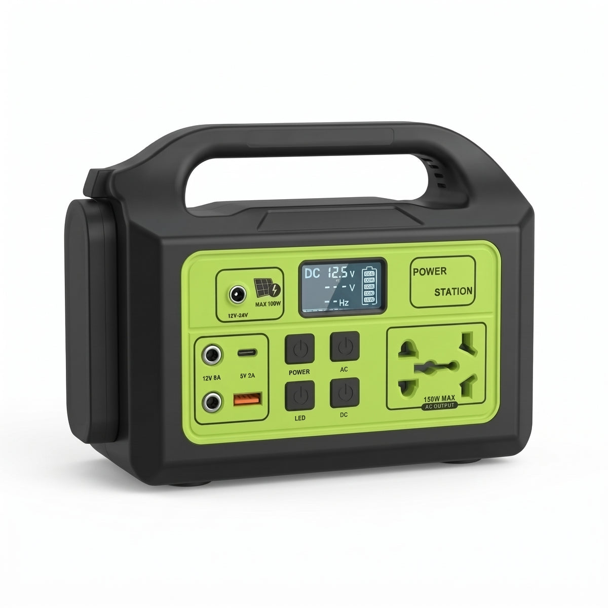 Estación de Energía Portátil Moreka GD-1225 150W Generador Solar Kit Iluminación