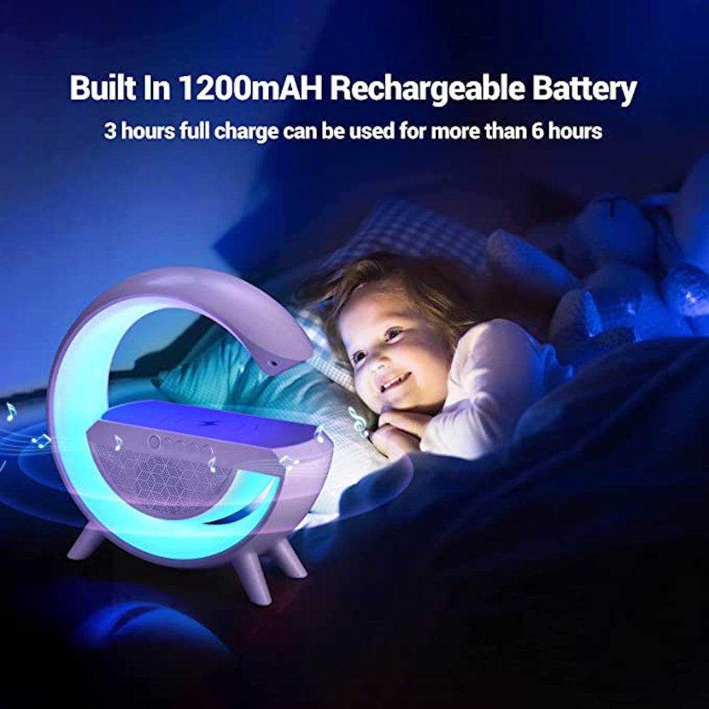 Lampara Bocina Moreka YN-2209,Cargador inalámbrico Bluetooth recargable