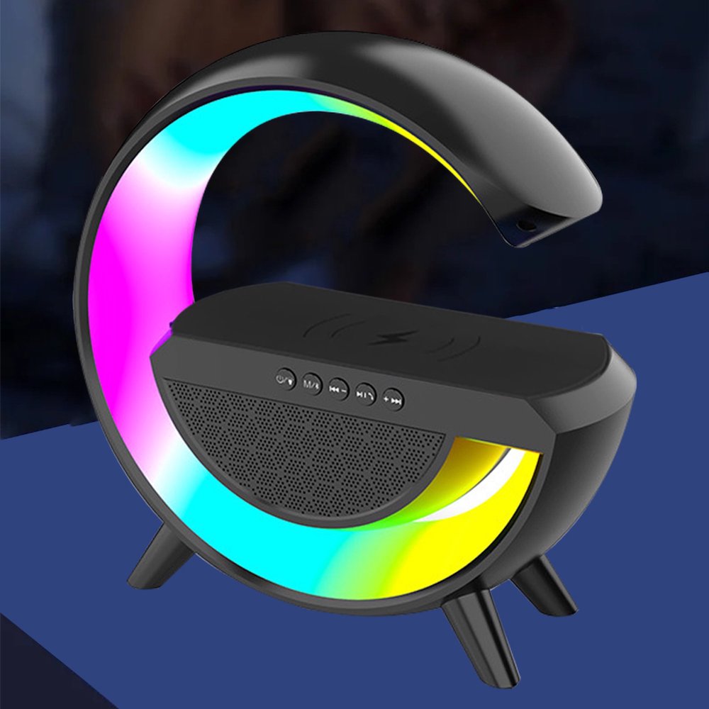 Lampara Bocina Moreka YN-2209,Cargador inalámbrico Bluetooth recargable