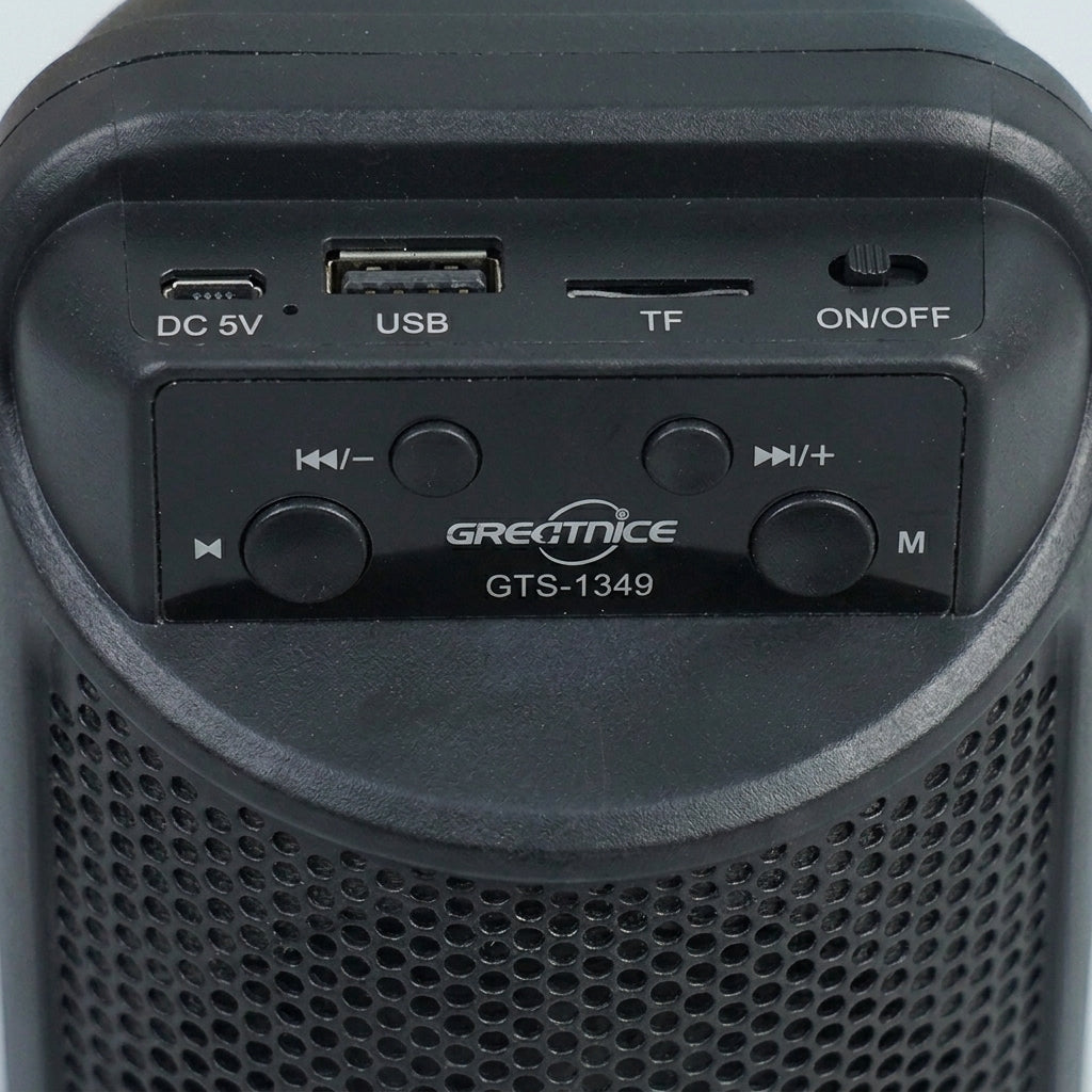 Bocina Bluetooth Recargable Greatnice GTS-1349 Inalámbrica USB RADIO FM 5W