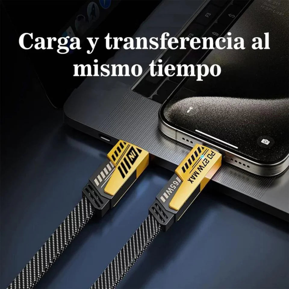 Cable 4 en 1 MOREKA CB-050: Carga rápida 65W