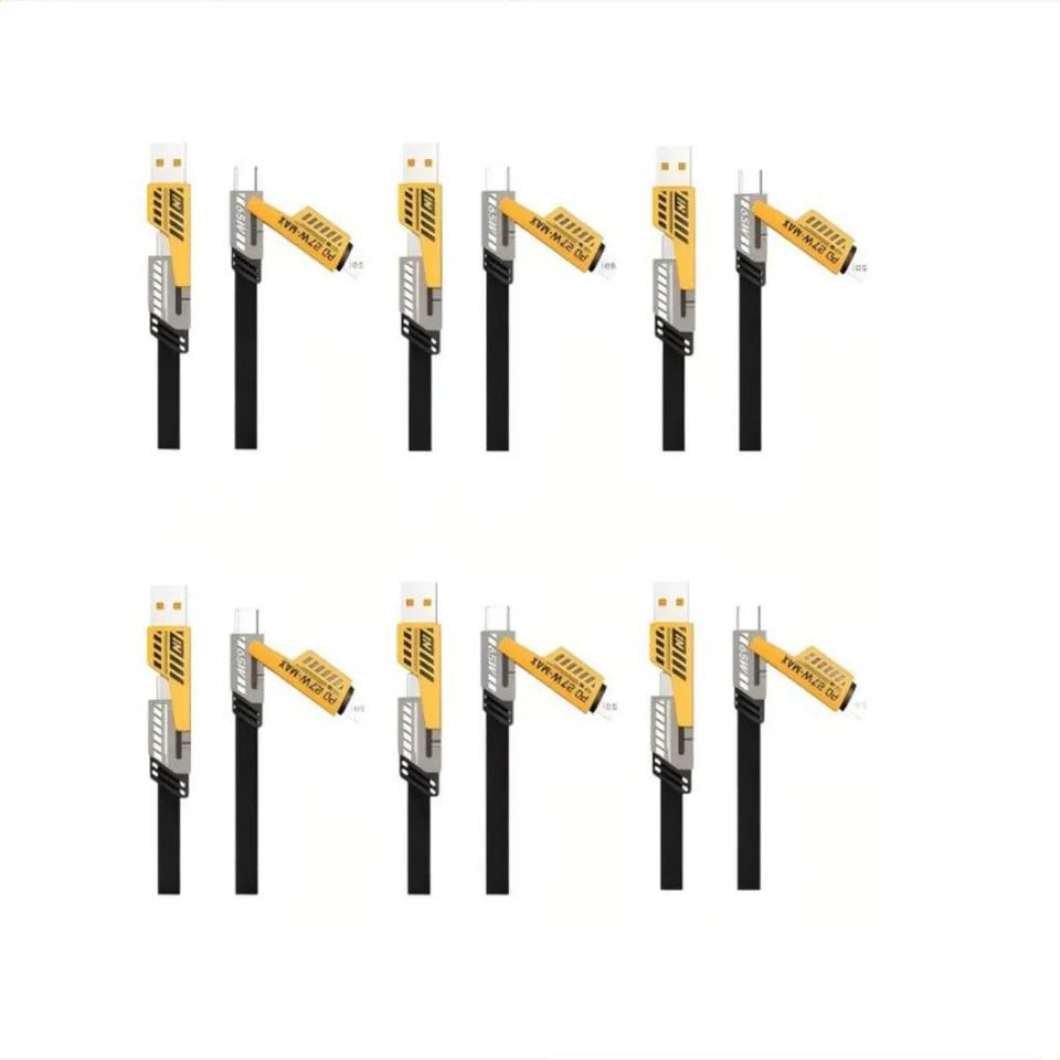Cable 4 en 1 MOREKA CB-050: Carga rápida 65W