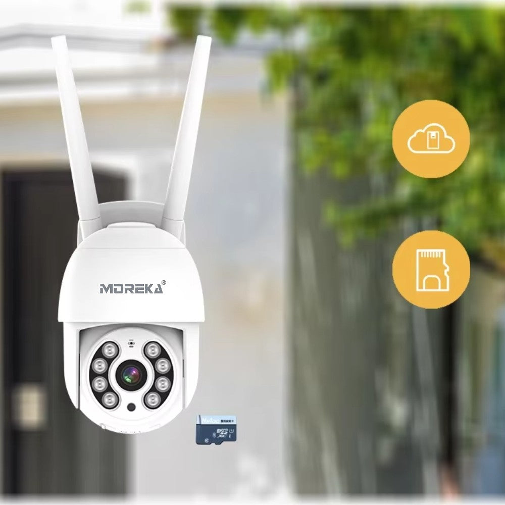 Cámara IP 360° Wifi 3mp Visión Nocturna Certificación IP66 Micrófono y altavoz JK-003