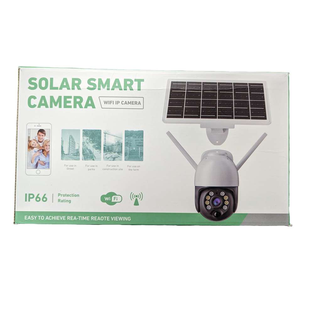 Cámara de Seguridad inalámbrica WiFi con Panel Solar Integrado Contra Agua IP66 JK-8181