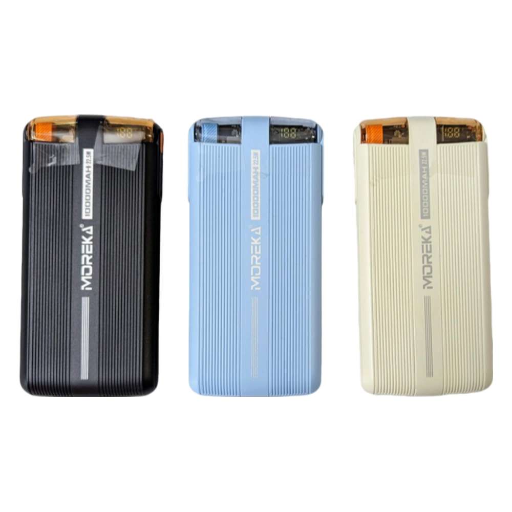 Power Bank Moreka K070 10000 mAh 22.5W Tipo C IP V8