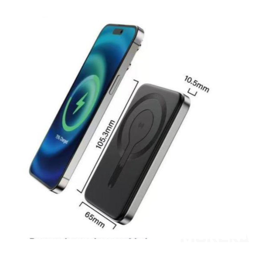 Power Bank Moreka K095 10000mAh 22.5W cables C USB Lightning y Micro USB