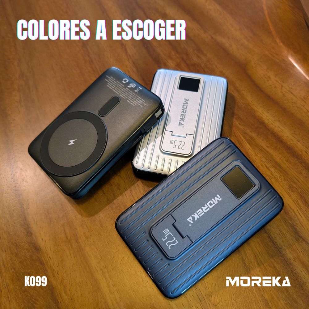 Power Bank Magsafe Moreka K099 12000mAh 22.5W, Magsafe 15w