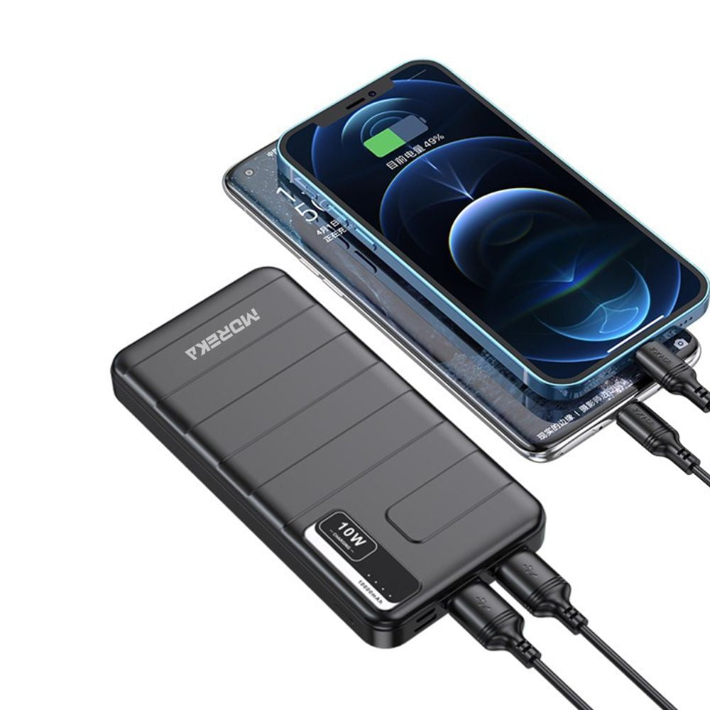 Power Bank Moreka K103 10000mAh 37Wh ligera facíl de transportar