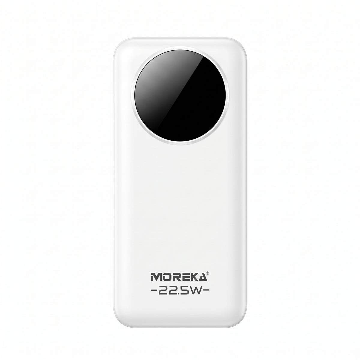 Batería Externa Moreka K116 10000mAh con 22.5W, Cables Integrados y Pantalla Digital