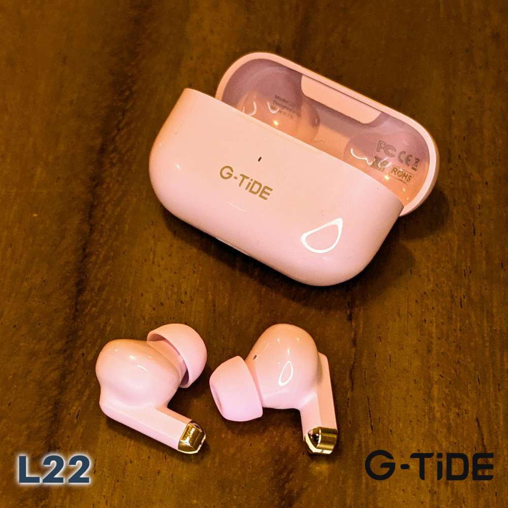 Audífonos Bluetooth Cancelación de Ruido Sport 30mAh + estuche 300mAh IPX4 G-TIDE L22