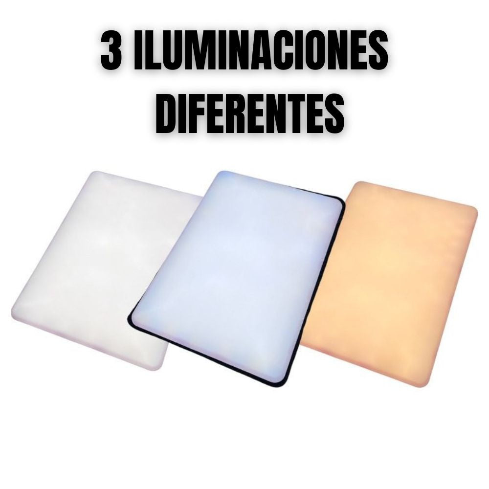 Rectángulo 11 pulgadas de Luz Iluminación Profesional con Control Remoto y 96+ CRI R11