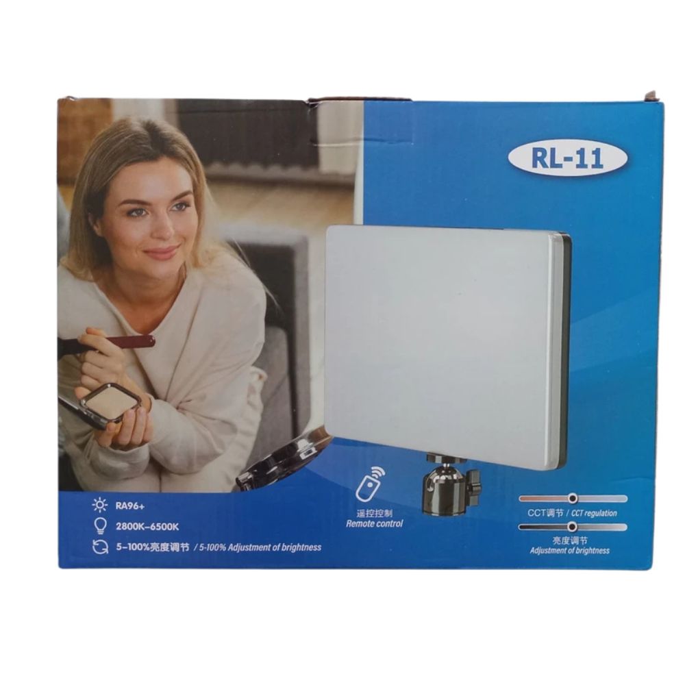 Rectángulo 11 pulgadas de Luz Iluminación Profesional con Control Remoto y 96+ CRI R11