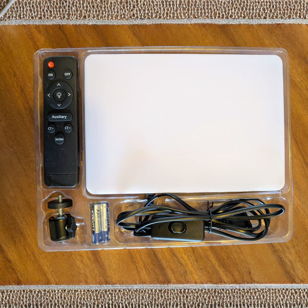 Rectángulo 11 pulgadas de Luz Iluminación Profesional con Control Remoto y 96+ CRI R11