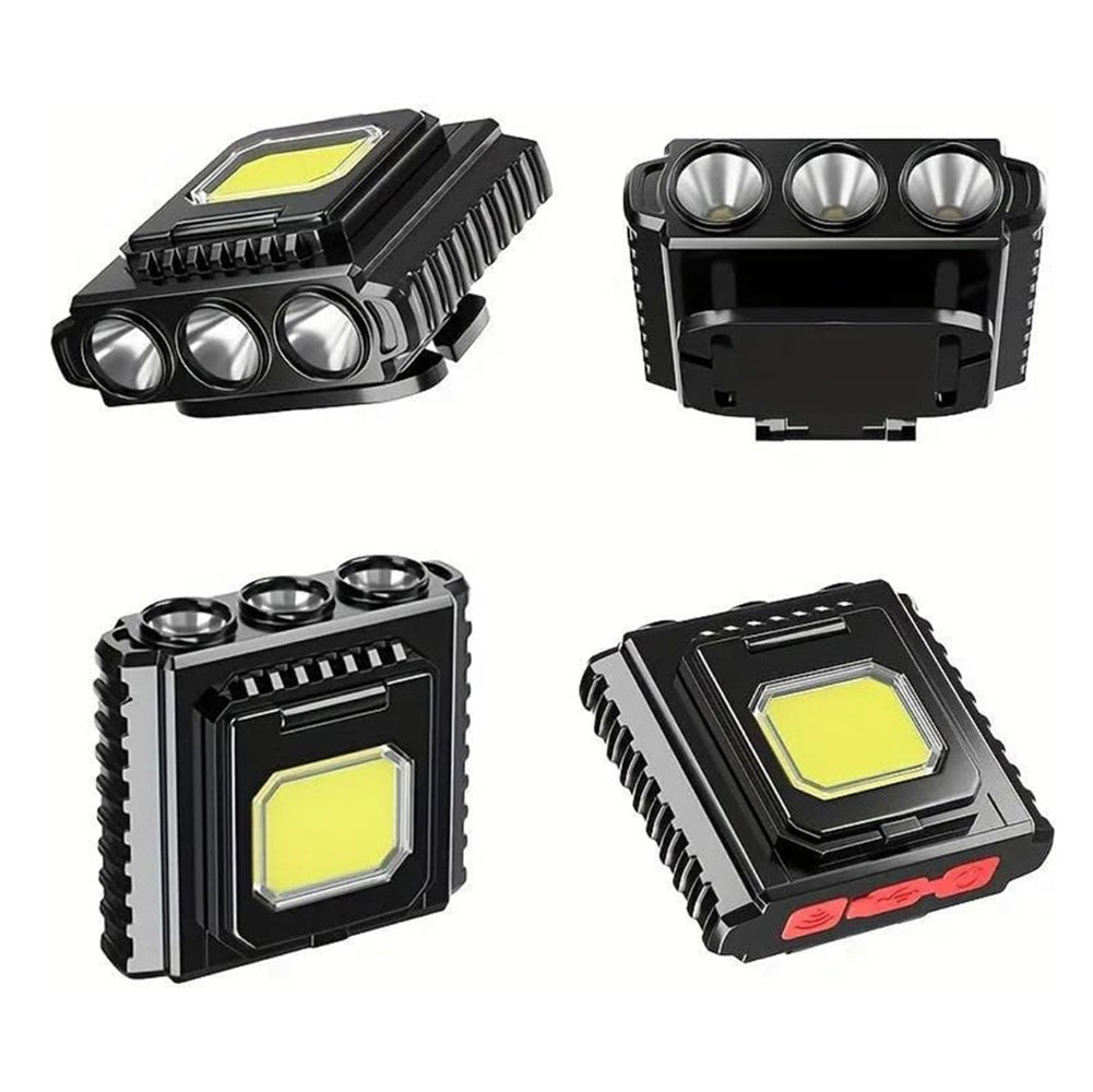 Lámpara De Cabeza Linterna Minero Recargable Impermeable M-801S