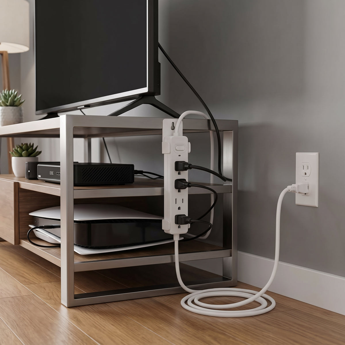 Multicontacto Moreka MC-5449 de 6 Tomas Cable de 2 Metros 2500W