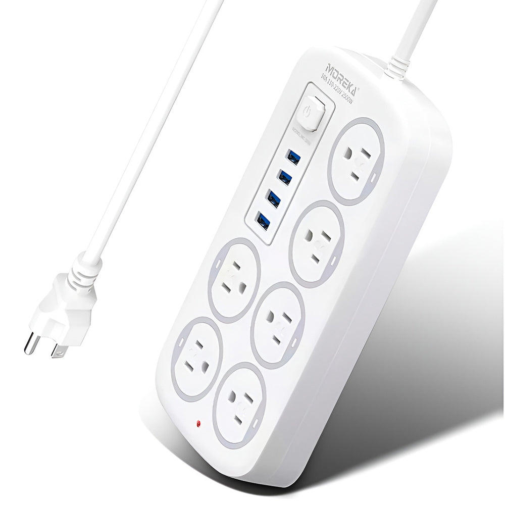 Multicontacto 6 Conexiones 4 Puertos Usb MC-J06U