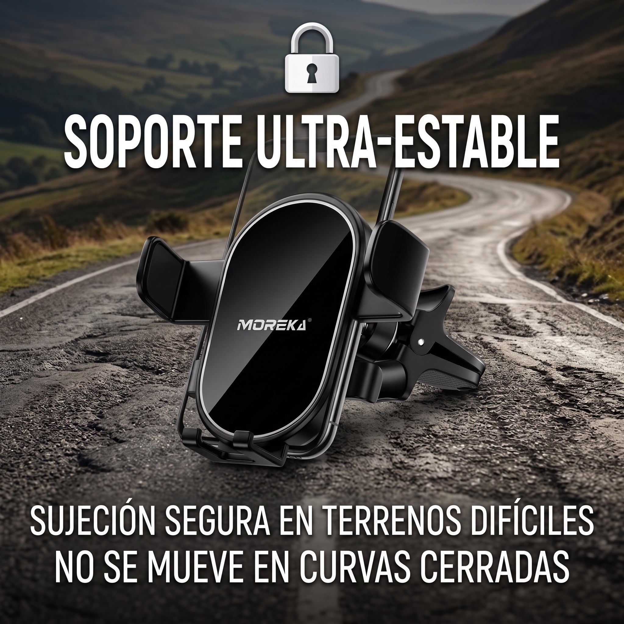 Soporte Para Celular Automóvil  Moreka MH-72D Portacelular