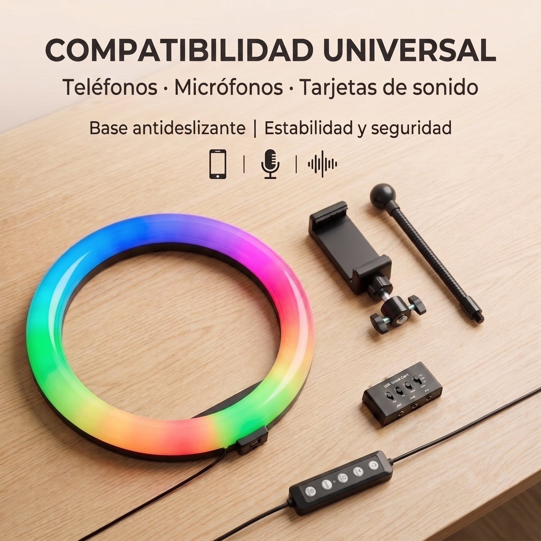 Aro de Luz LED RGB MJ-36