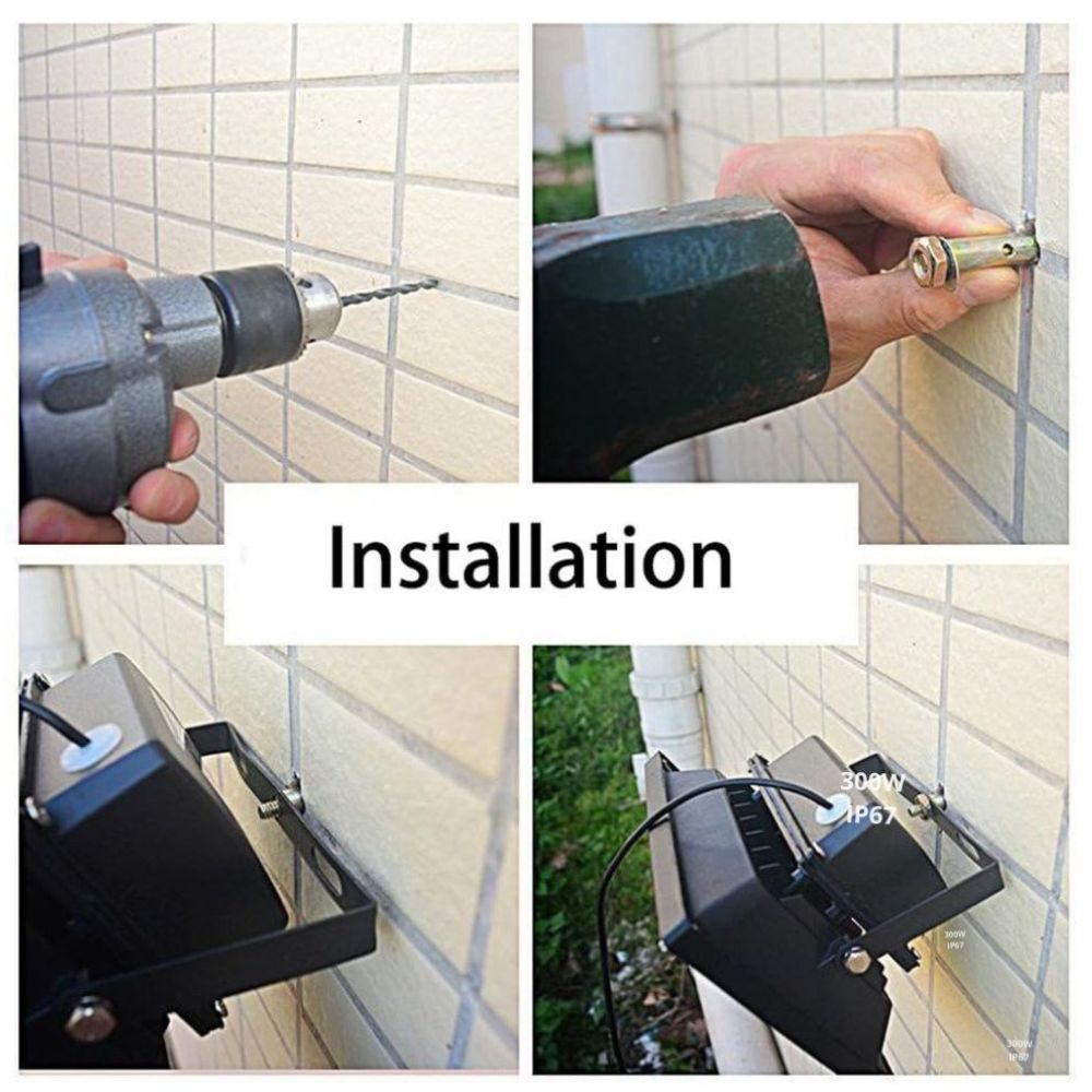 Reflector Solar 100W 6500mAh con Panel solares para intemperie IP67 MOR-100H