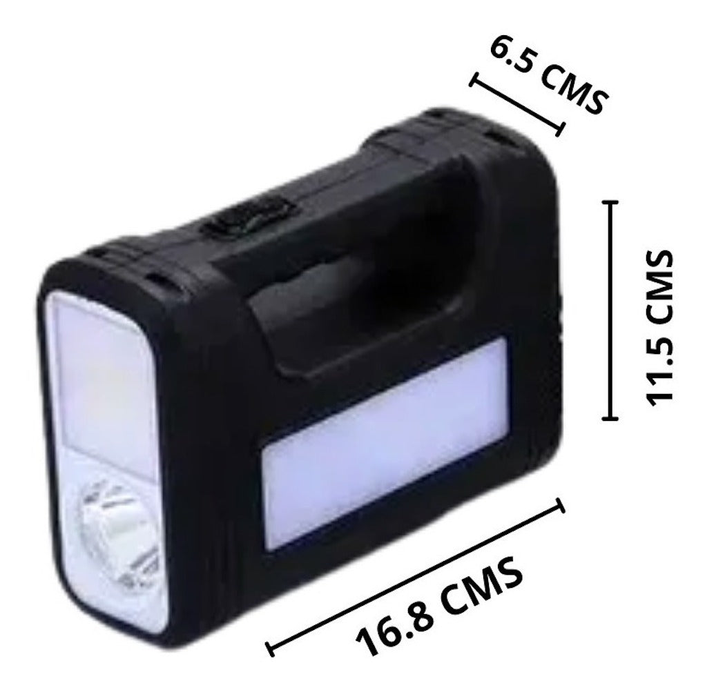 Mini Sistema Solar 3 Focos Linterna Power Bank MOR-8017