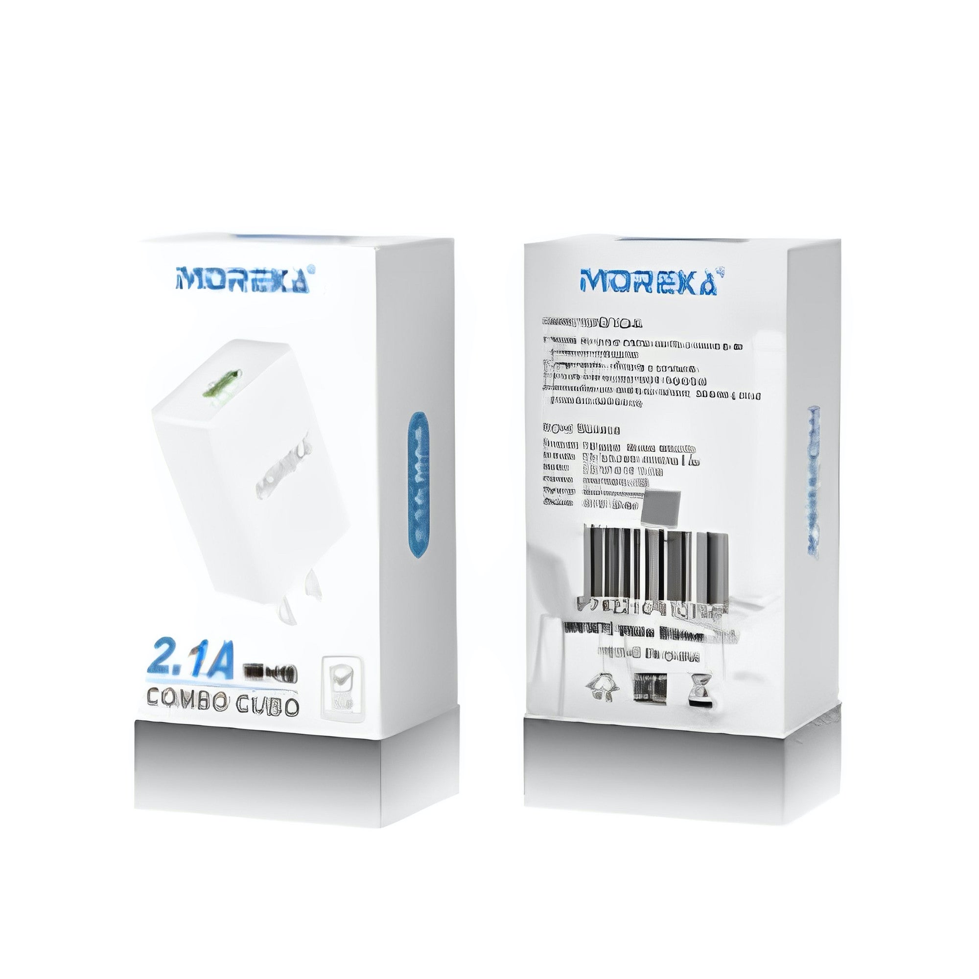 Cargador Moreka MR1275 2.1A, 10W Carga Rapida