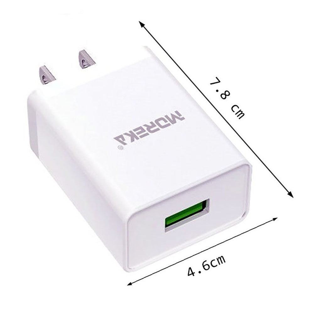 Cargador Moreka MR2611 2.0A Usb Cable Tipo C