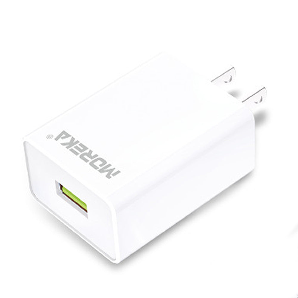 Cargador Micro USB V8 Moreka MR2645 2.1A Usb incluye Cable