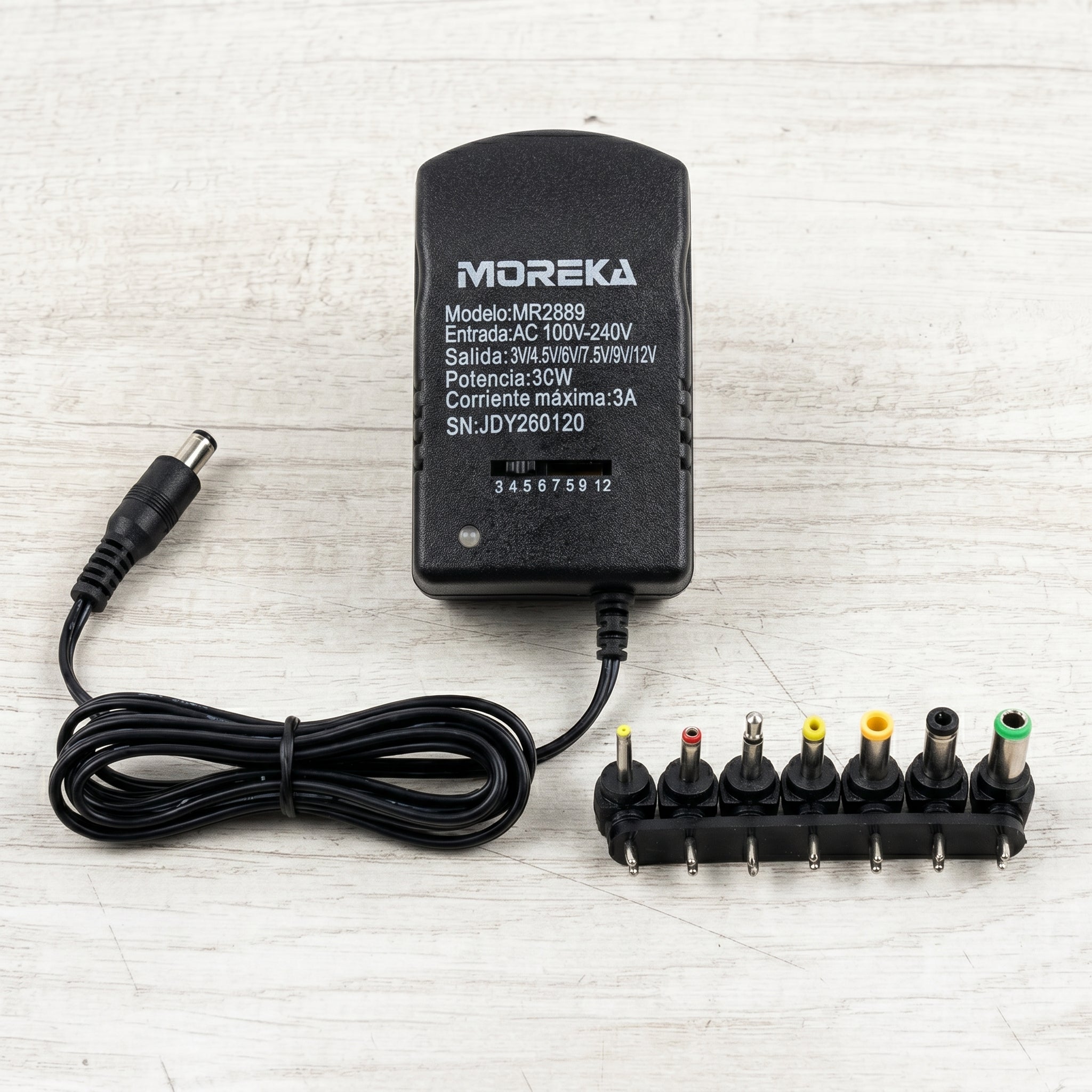 Cargador Universal Moreka MR2889 7 Conectores 3A