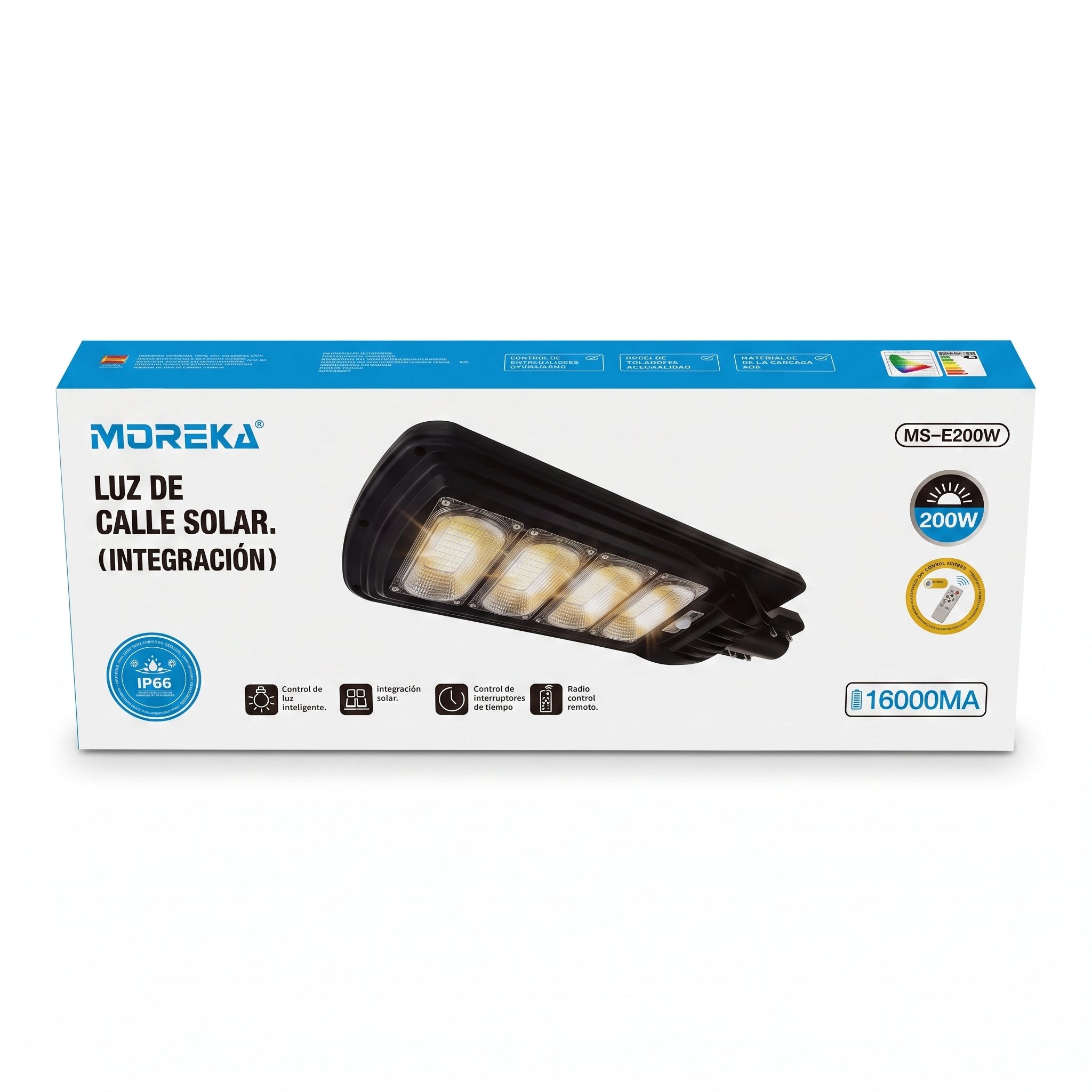 Luz de Calle Solar Moreka MS-E200W
