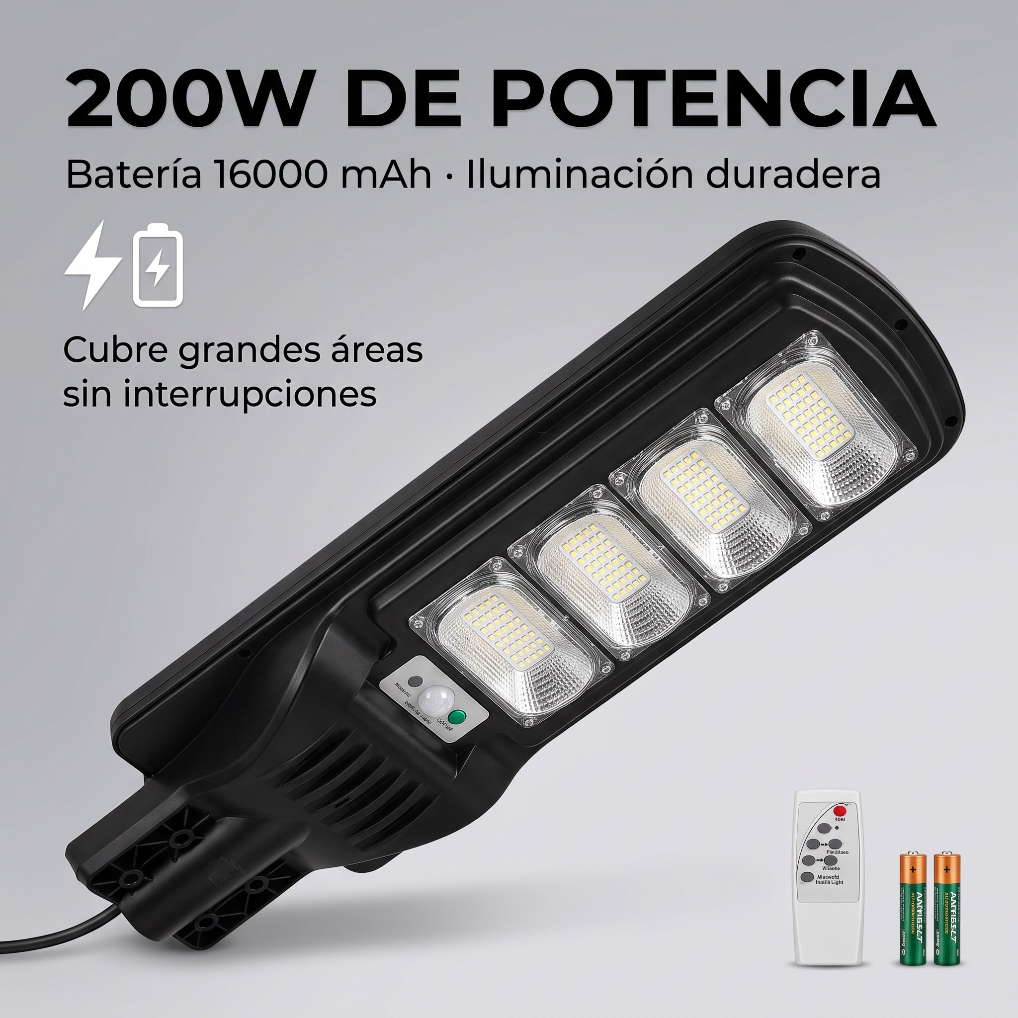 Luz de Calle Solar Moreka MS-E200W