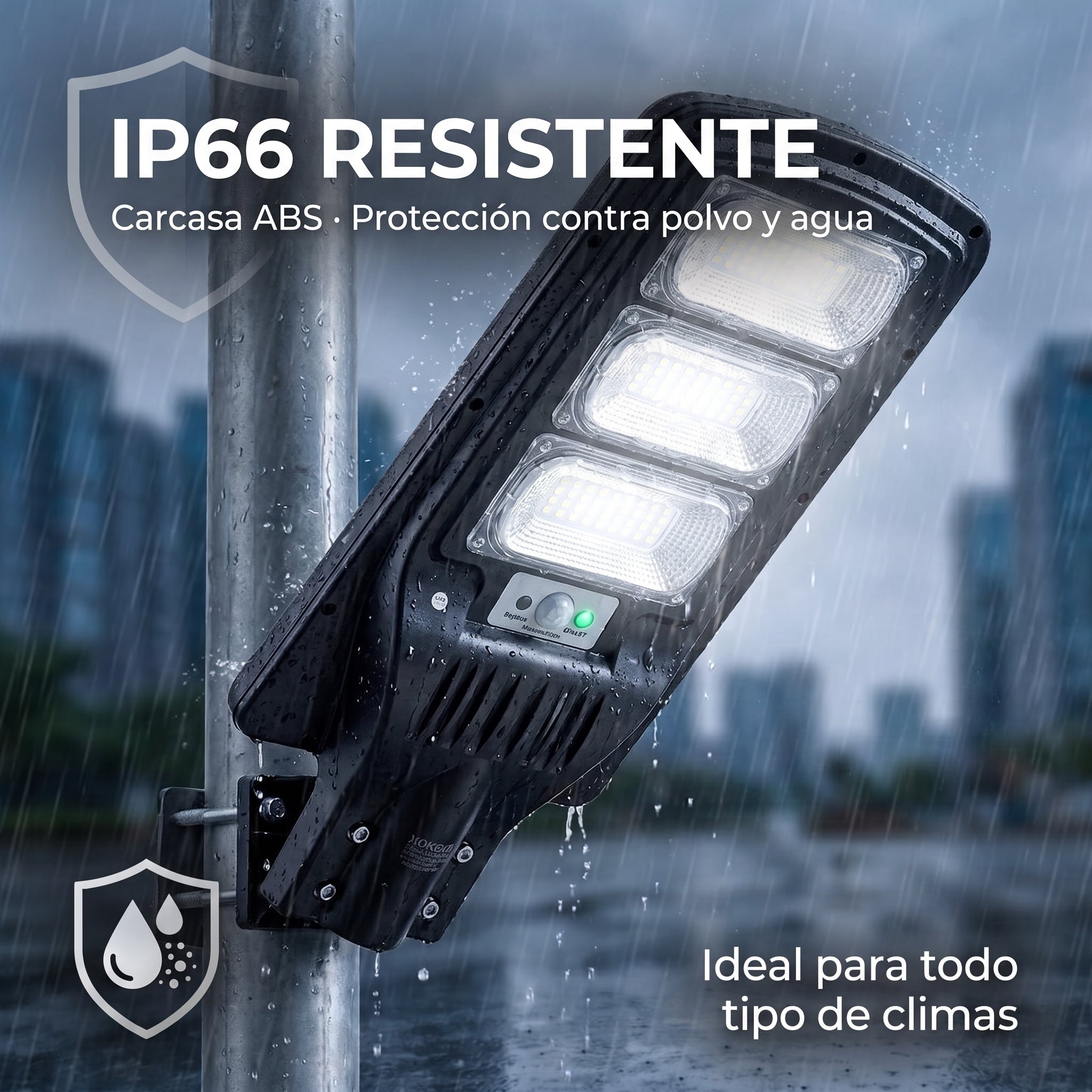 Luz de Calle Solar Moreka MS-E200W