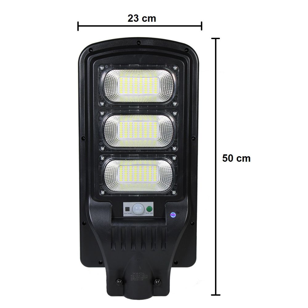 Luminaria Suburbana Alumbrado Publico Solar 150W con Sensor Movimiento MS-E150W