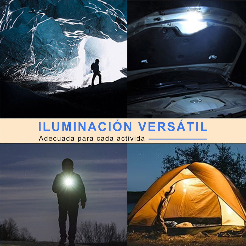 Lampara Táctica Recargable Usb Laser 20W 8800mAh / 4.2V  Moreka MT-026
