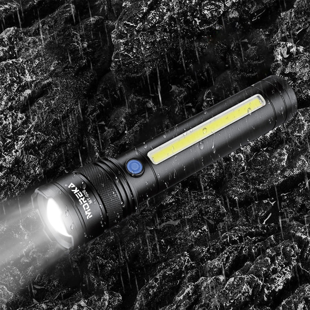 Lampara Táctica Recargable Usb Laser 20W 8800mAh / 4.2V  Moreka MT-026