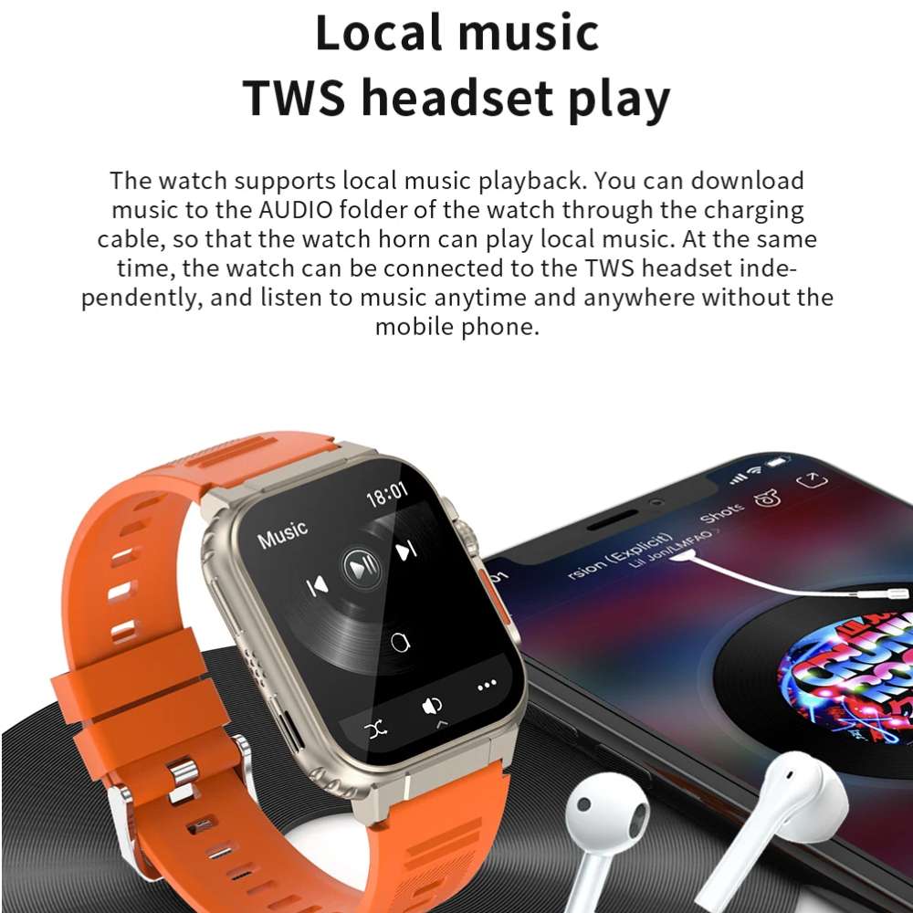 Smart Watch Moreka MTW11 Bluetooth doble Correa IPX67