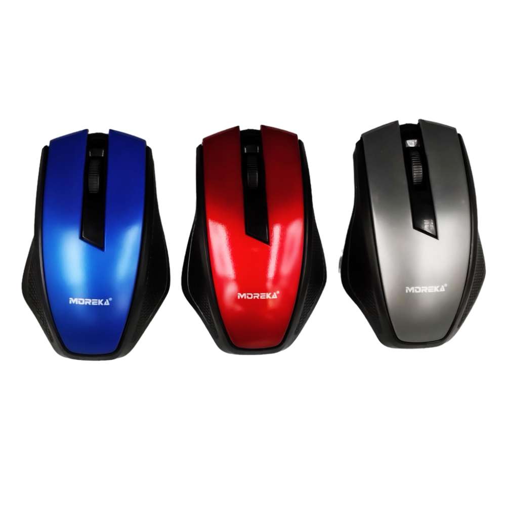Mouse Bluetoth Moreka MW-04 Óptico colores